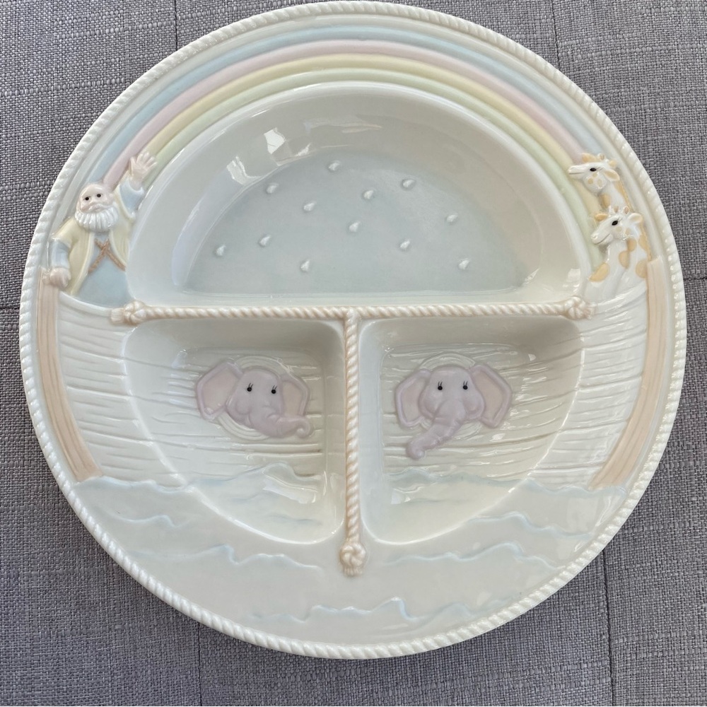 Lenox Noah’s Art Child’s Divided Plate